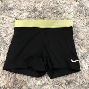 Nike pro spandex shorts